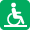 アイコン：車椅子