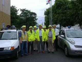 写真：防犯連絡員パトロールの皆さん