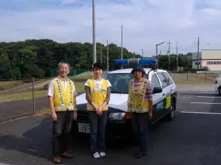 写真：高野まちづくりの会パトロールの皆さん