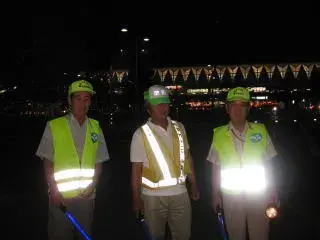 写真：坂町町内会パトロール活動