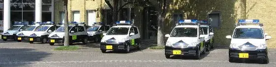 写真：各小中学校にミニパトを配置