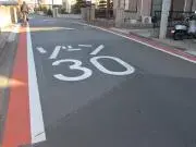 写真：路面表示