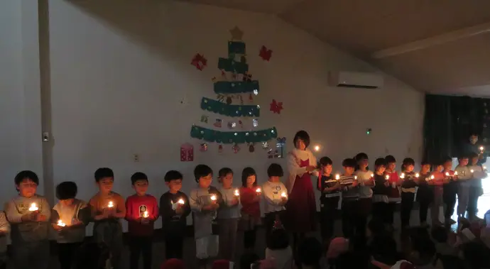 写真クリスマスキャンドルサービス