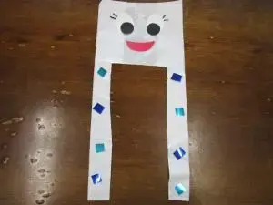 写真：デコレーションしたビニール袋