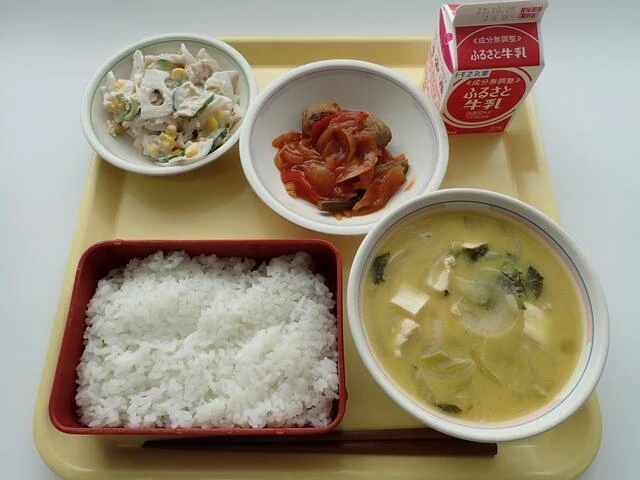 写真：9月27日（水曜）給食