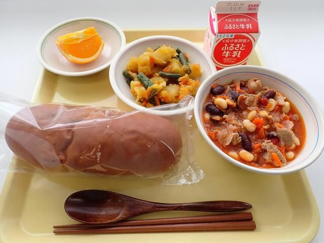 写真：9月26日（火曜）給食