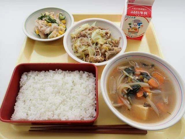 写真：5月8日（月曜）給食