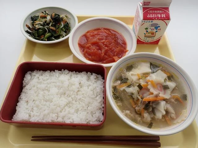 写真：5月10日（水曜）給食