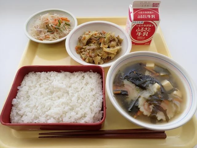 写真：4月19日（水曜）給食