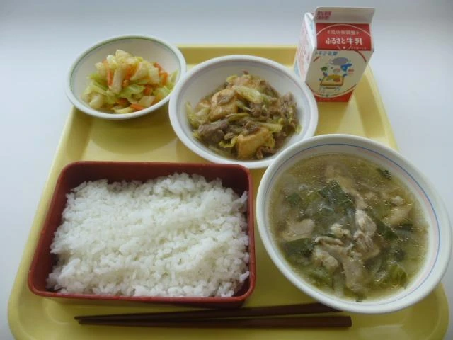 写真：3月8日（水曜）給食