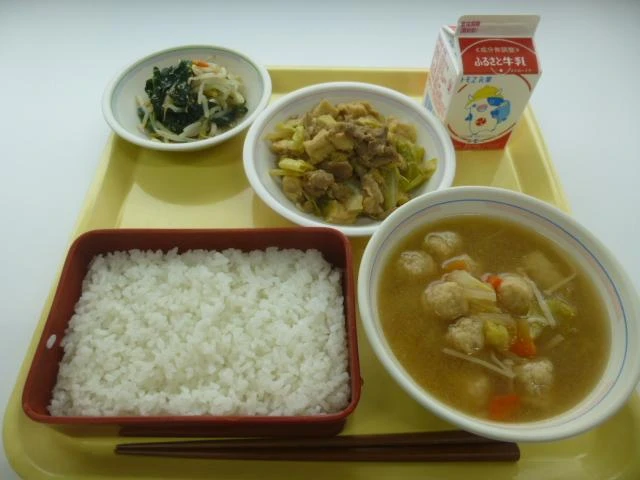 写真：3月13日（月曜）給食