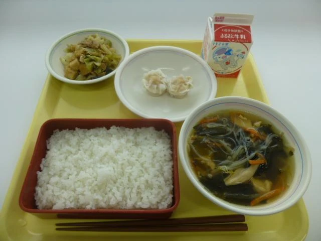 写真：1月16日（月曜）給食