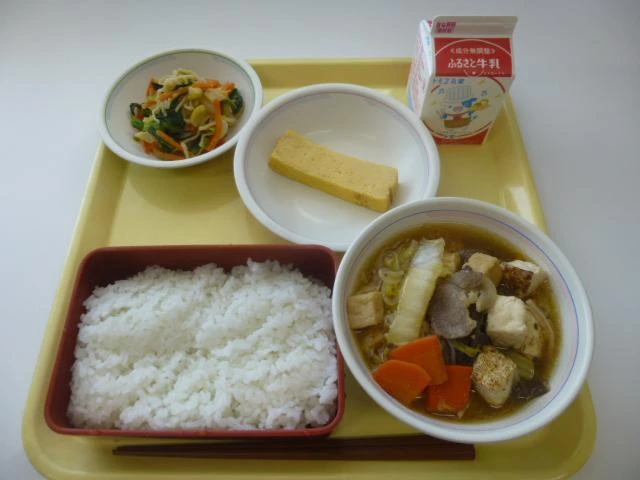 写真：1月30日（月曜）給食