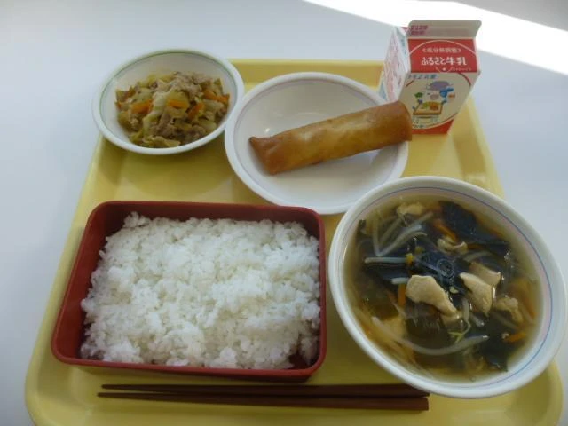 写真：12月14日（水曜）給食