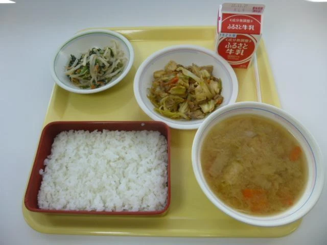 写真：12月15日（木曜）給食