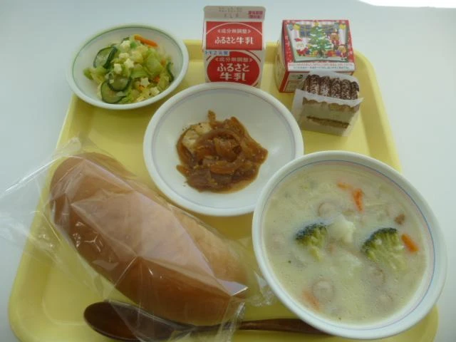 写真：12月20日（火曜）給食