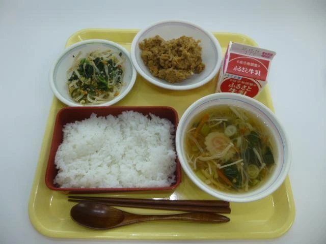 写真：10月7日（金曜）給食