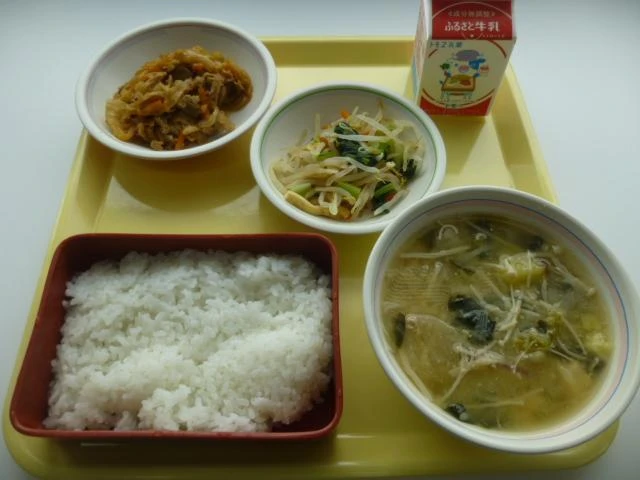 写真：10月12日（水曜）給食