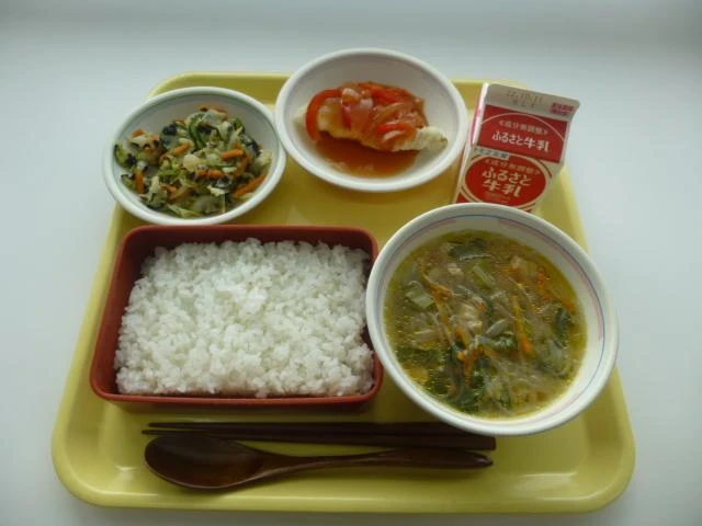 写真：9月29日（木曜）給食