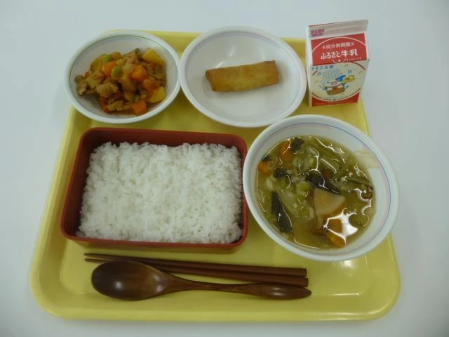 写真：6月27日（月曜）給食
