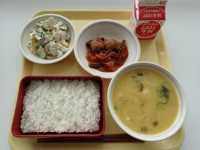 写真：9月25日（月曜）給食
