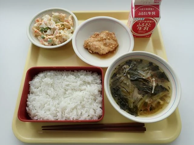 写真：9月27日（水曜）給食