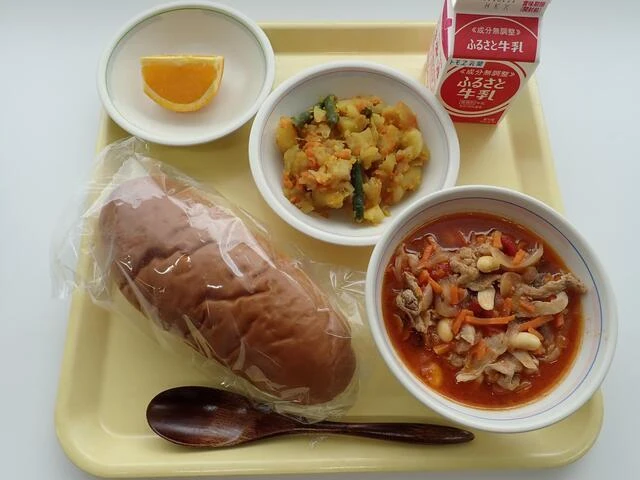 写真：9月29日（金曜）給食