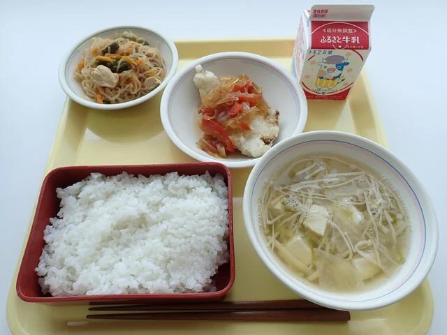 写真：8月29日（火曜）給食