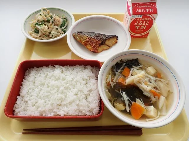 写真：4月18日（火曜）給食
