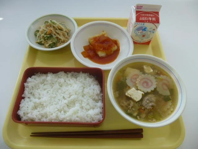 写真：1月10日（火曜）給食