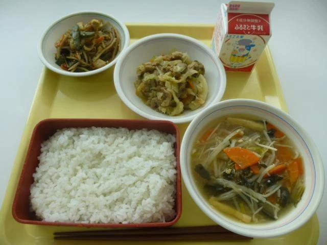 写真：1月24日（火曜）給食