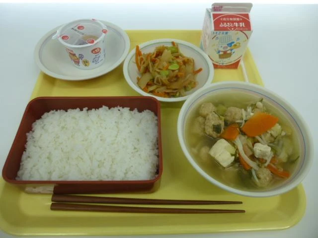 写真：1月31日（火曜）給食