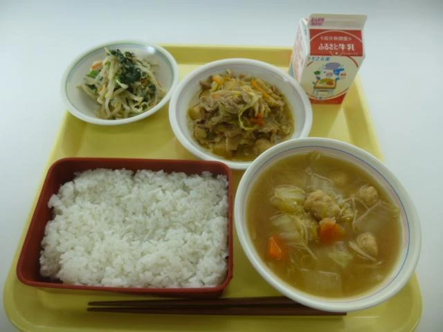 写真：12月1日（木曜）給食