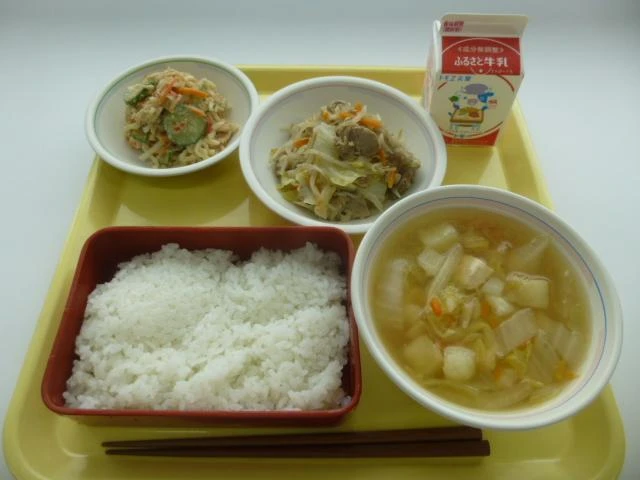 写真：12月6日（火曜）給食
