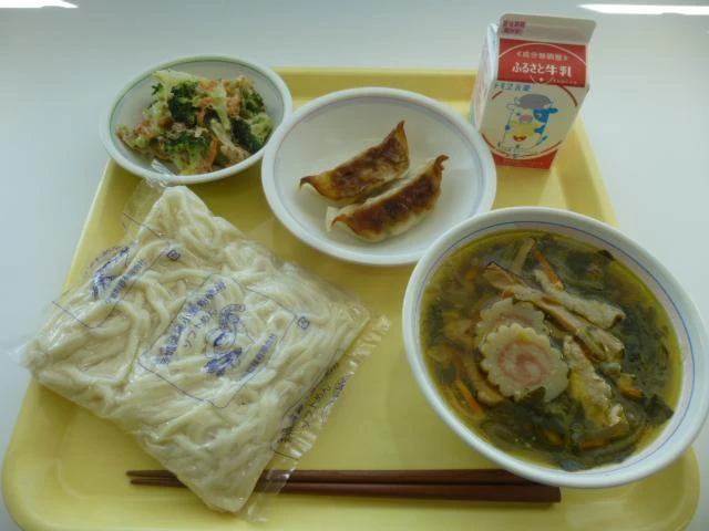 写真：12月8日（木曜）給食