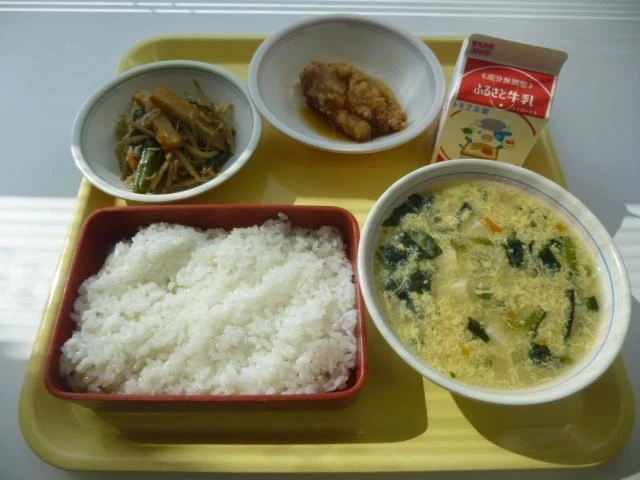 写真：10月19日（水曜）給食