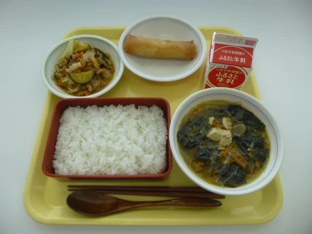 写真：9月14日（水曜）給食