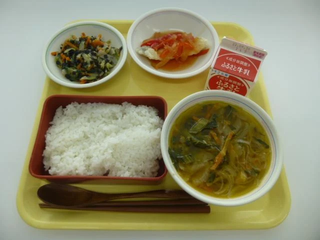 写真：9月20日（火曜）給食