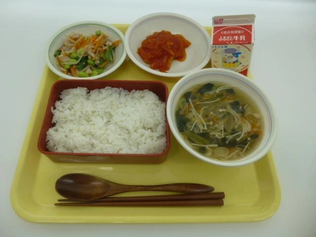写真：7月5日（火曜）給食