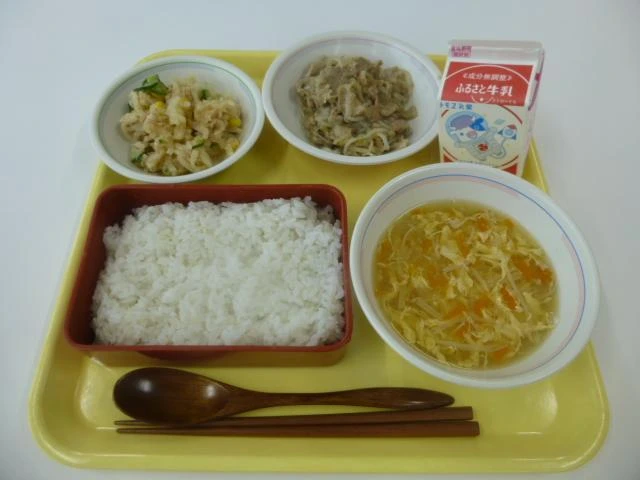 写真：5月18日（水曜）給食