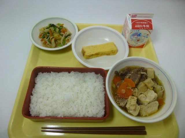 写真：1月16日（月曜）給食