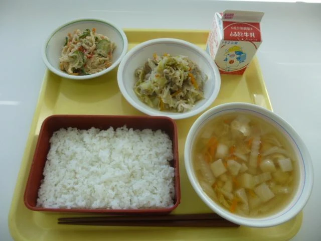 写真：12月12日（月曜）給食