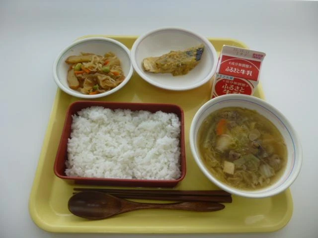 写真：10月11日（火曜）給食