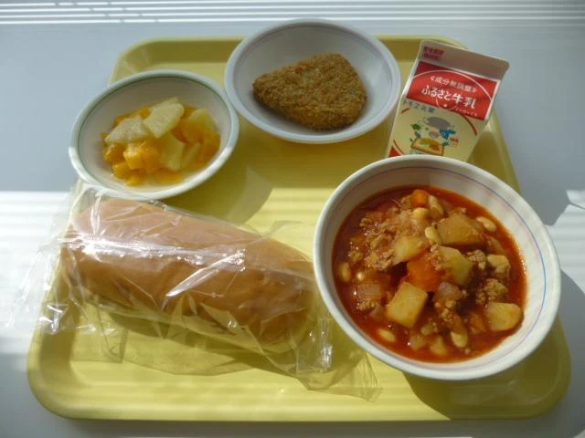 写真：10月19日（水曜）給食