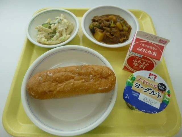 写真：10月24日（月曜）給食