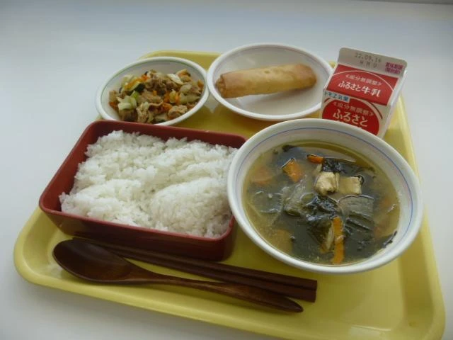 写真：9月6日（火曜）給食
