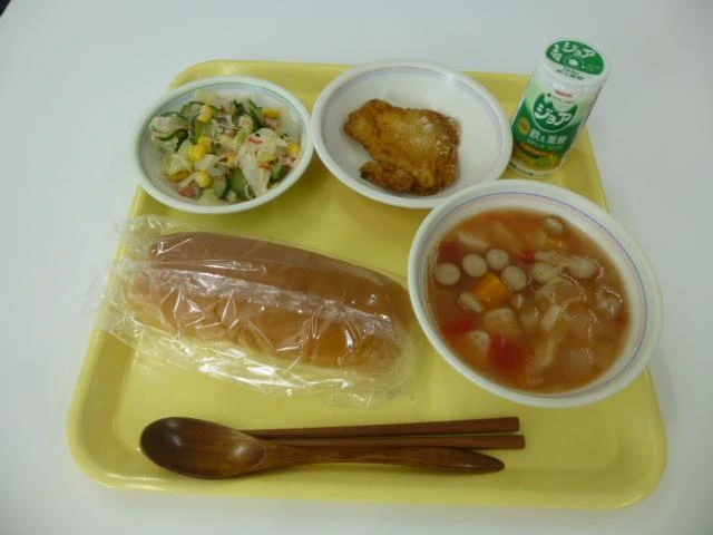 写真：8月31日（水曜）給食