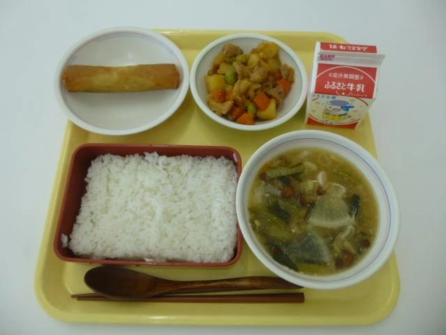写真：6月30日（木曜）給食