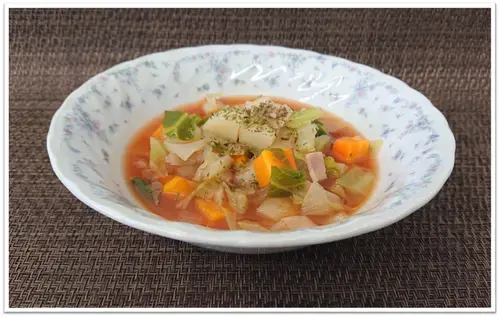 写真：簡単ミネストローネ