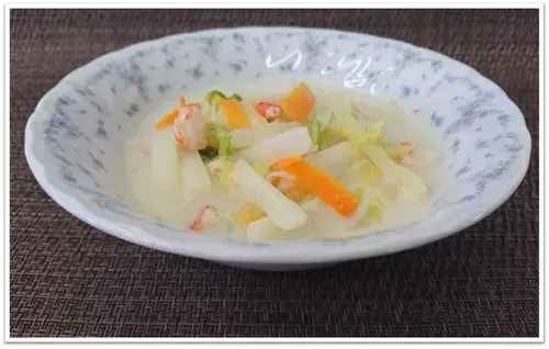 写真：白菜のとろとろスープ